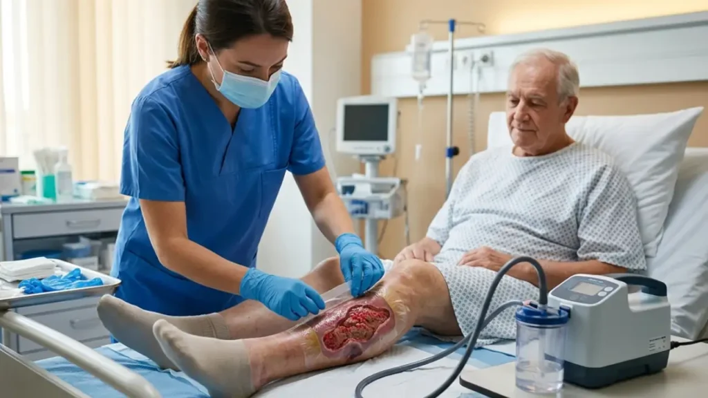 Indikasi Penggunaan NPWT pada Luka Kronis